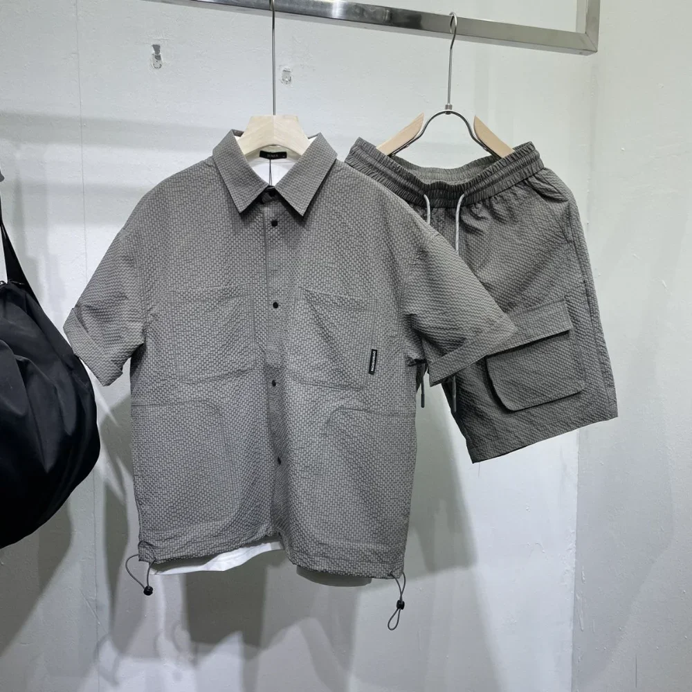 2 броя комплекти мъжки летни дрехи екипировки анцуг мъжки шорти комплект диша висококачествени мъжки комплекти
